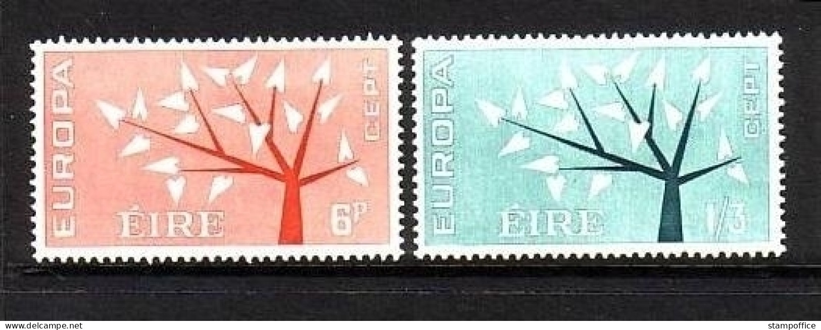 IRLAND MI-NR. 155-156 POSTFRISCH(MINT) EUROPA 1962 - BAUM - 1962