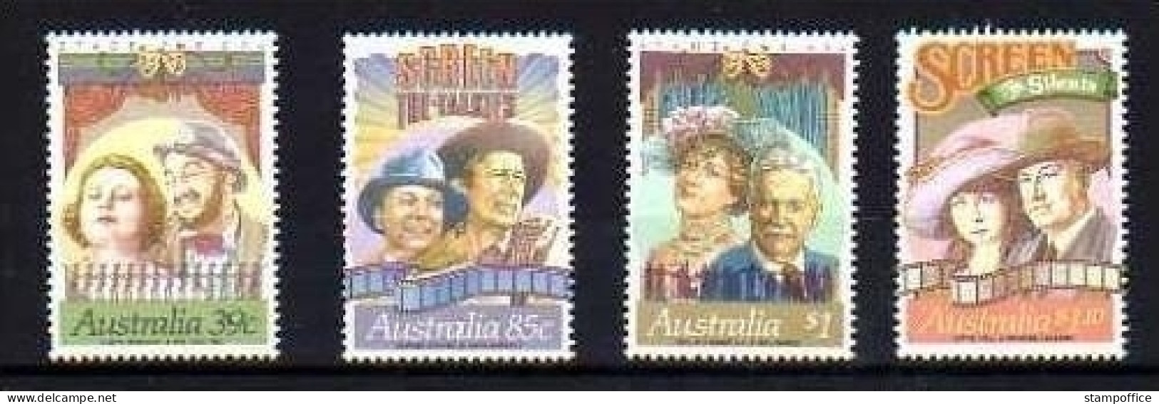 AUSTRALIEN MI-NR. 1157-1160 POSTFRISCH(MINT) SCREEN - SCHAUSPIELER - Mint Stamps
