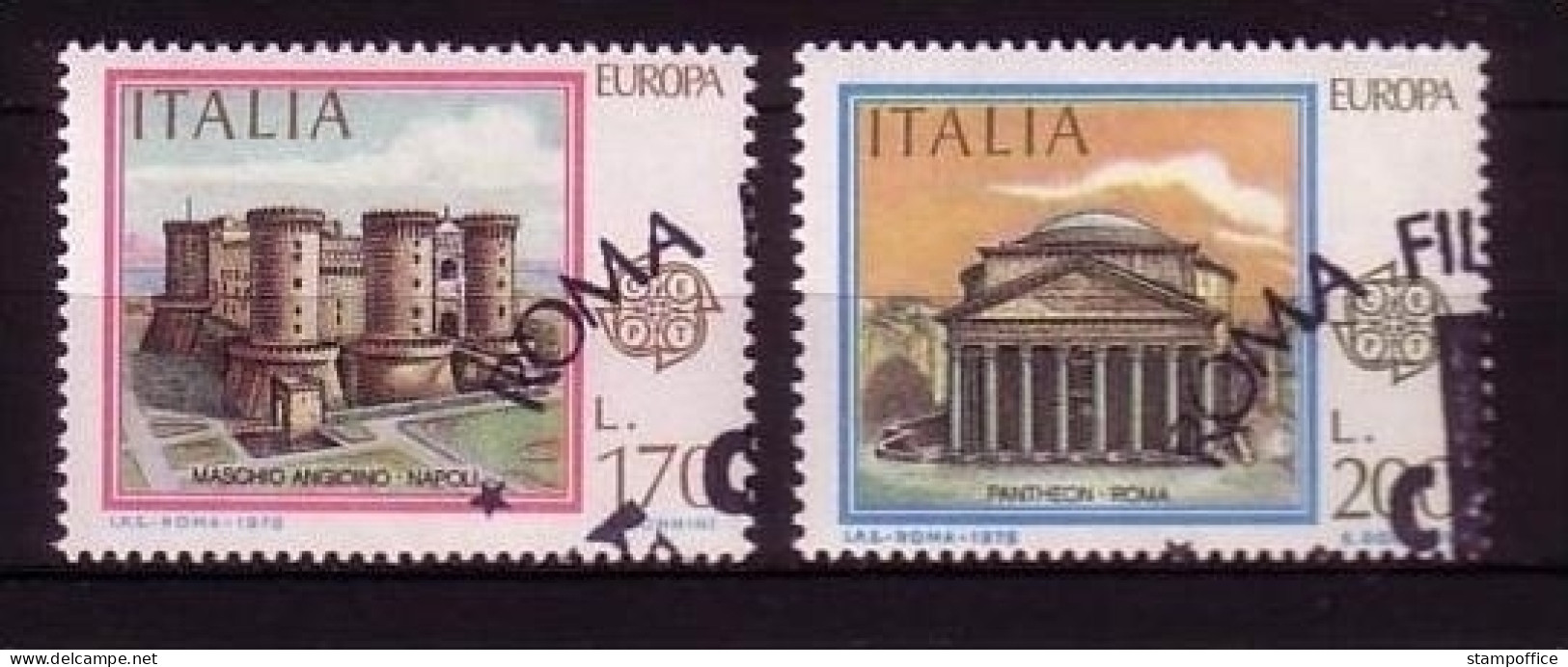 ITALIEN MI-NR. 1607-1608 GESTEMPELT(USED) EUROPA 1978 BAUDENKMÄLER - 1978