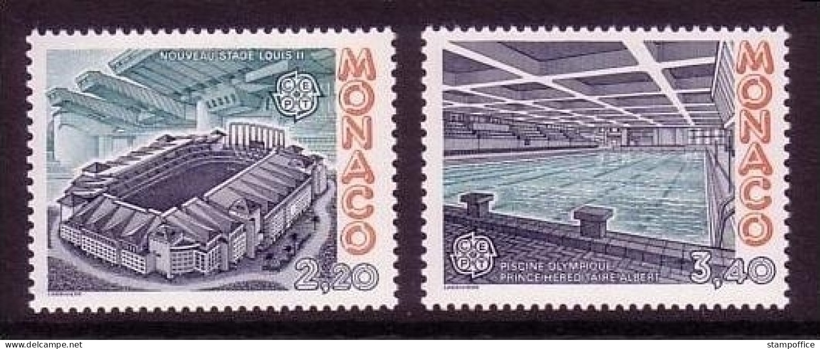 MONACO MI-NR. 1794-1795 POSTFRISCH(MINT) EUROPA 1987 - MODERNE ARCHITEKTUR - 1987
