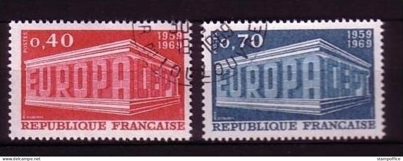 FRANKREICH MI-NR. 1665-1666 O EUROPA 1969 - EUROPA CEPT - 1969