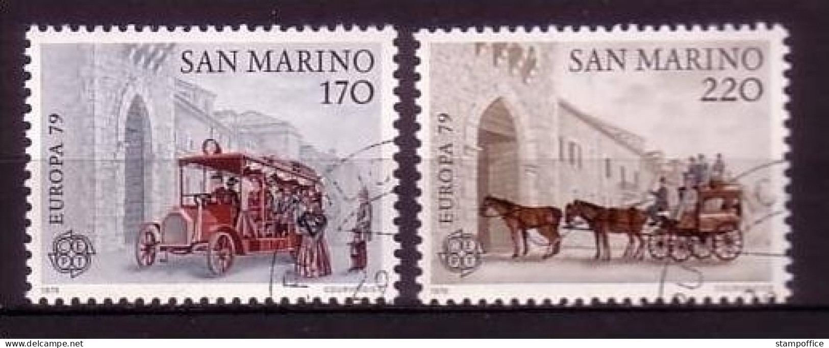 SAN MARINO MI-NR. 1172-1173 GESTEMPELT(USED) EUROPA 1979 POST- Und FERNMELDEWESEN - 1979