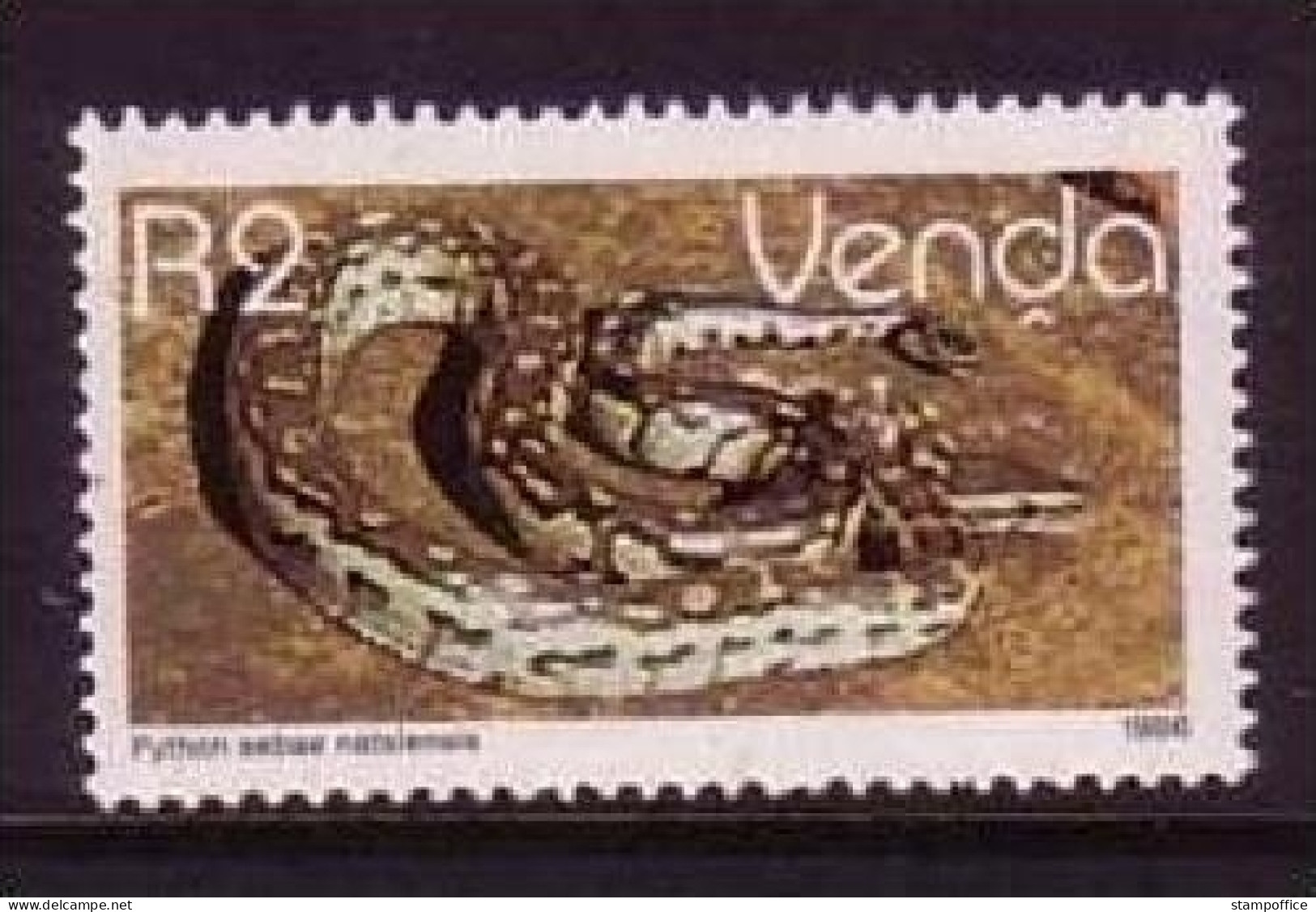 VENDA MI-NR. 136 POSTFRISCH(MINT) REPTILIEN 1986 FELSENPYTHON - Snakes