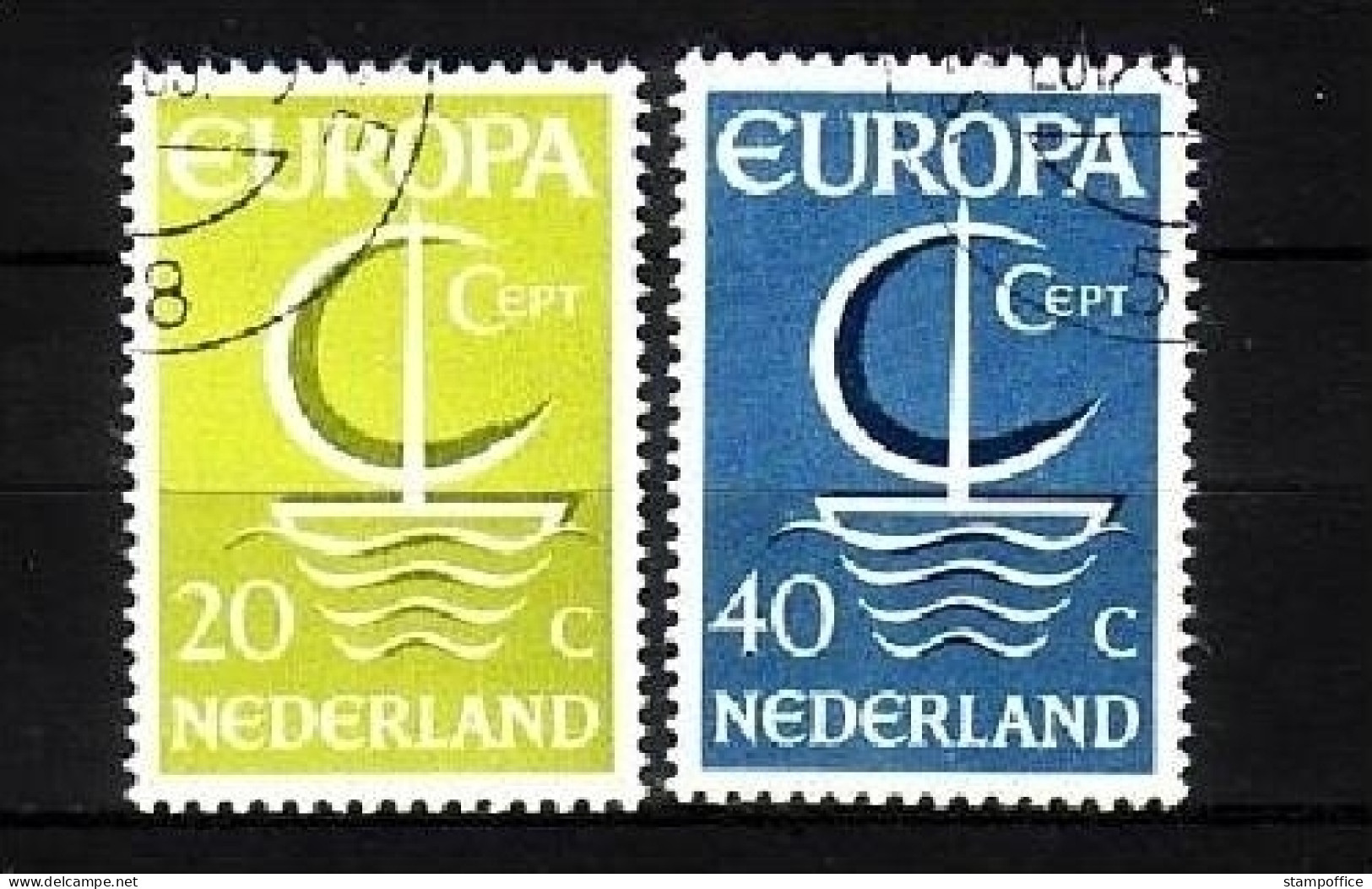 NIEDERLANDE MI-NR. 864-865 GESTEMPELT(USED) EUROPA 1966 SEGEL - 1966