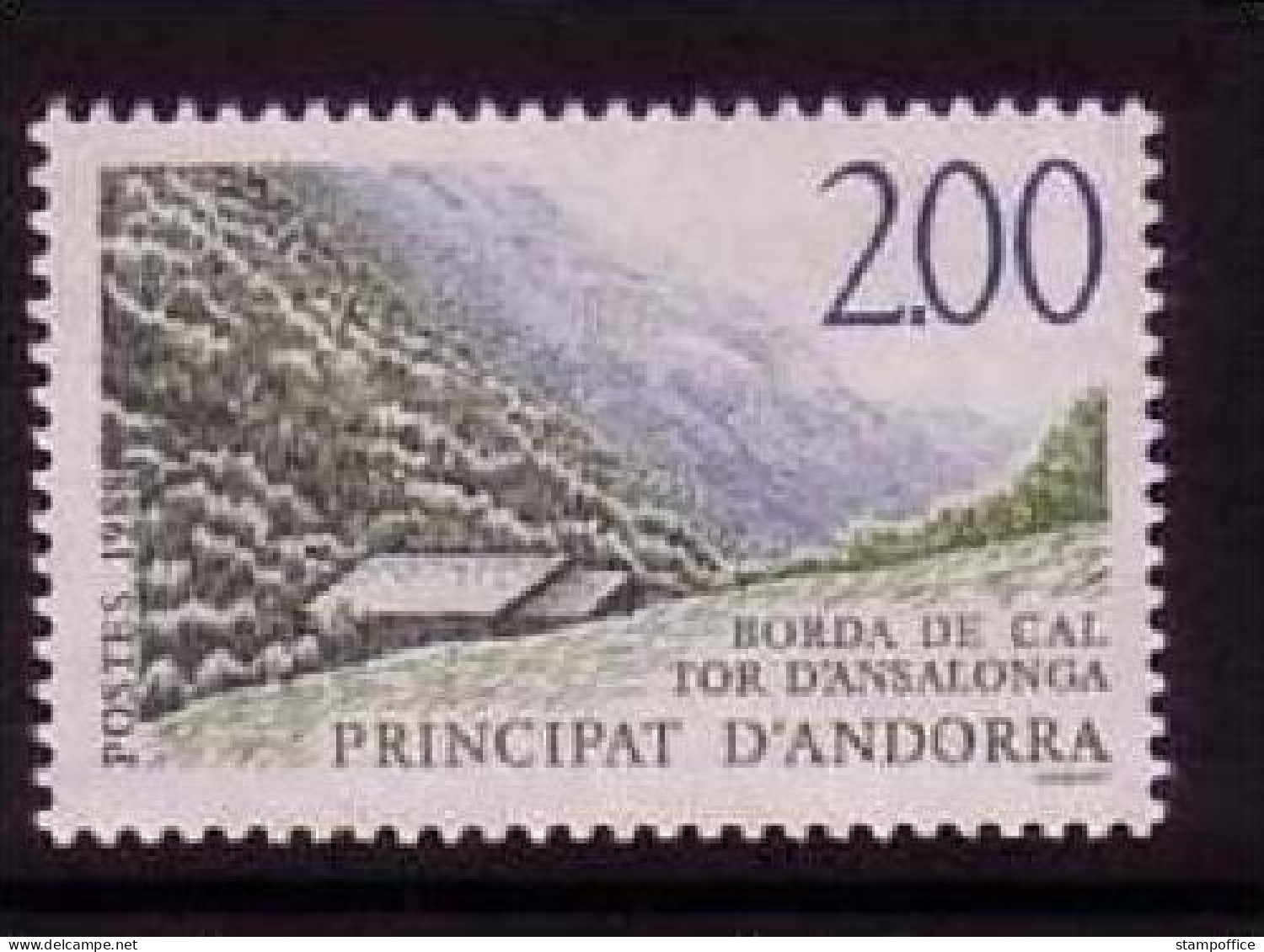 ANDORRA FRANZÖSISCH MI-NR. 393 POSTFRISCH(MINT) TOURISMUS BAUERNHOF - Nuevos