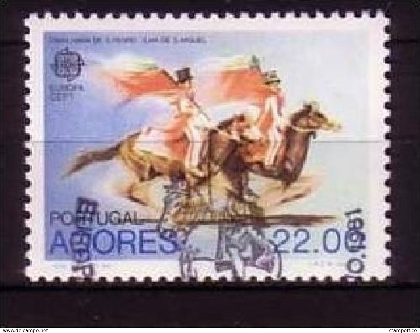 AZOREN MI-NR. 342 O EUROPA 1981 FOLKLORE PFERD REITERSPIELE - 1981