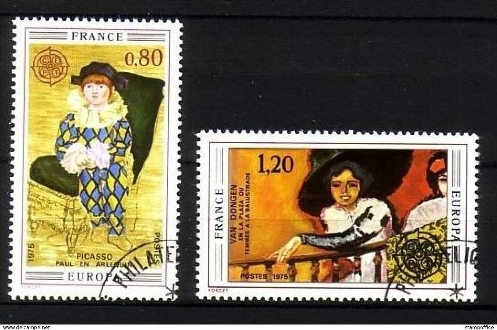 FRANKREICH MI-NR. 1915-1916 GESTEMPELT(USED) EUROPA 1975 GEMÄLDE PICASSO - 1975