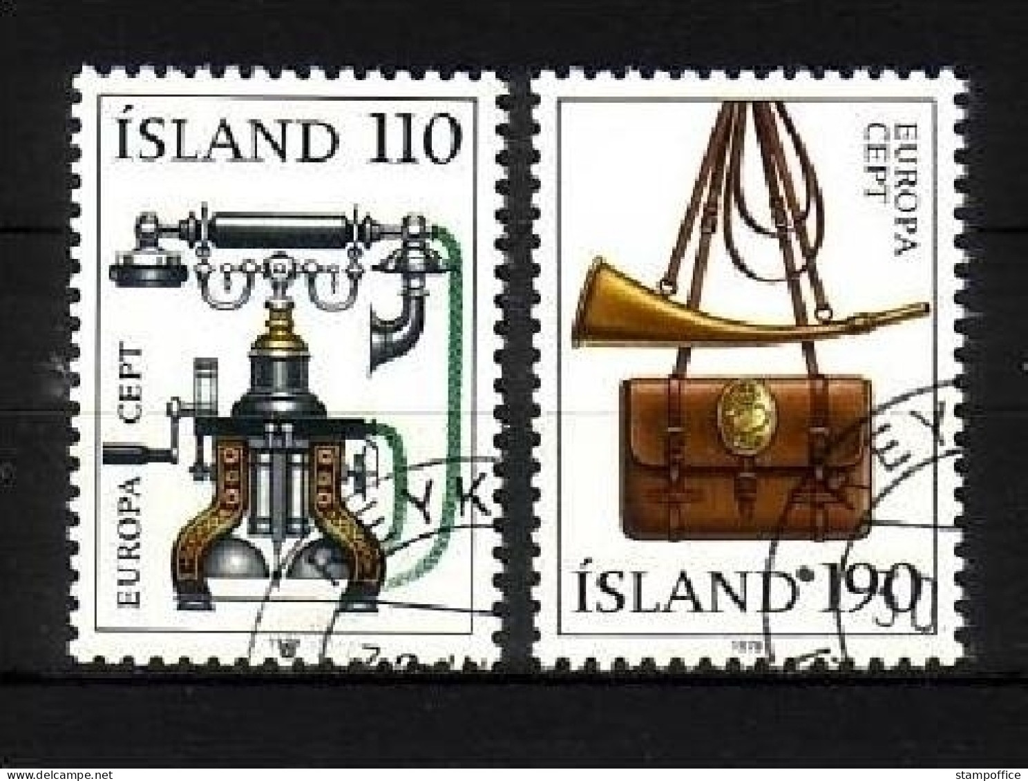 ISLAND MI-NR. 539-540 GESTEMPELT(USED) EUROPA 1979 POST- Und FERNMELDEWESEN - 1979
