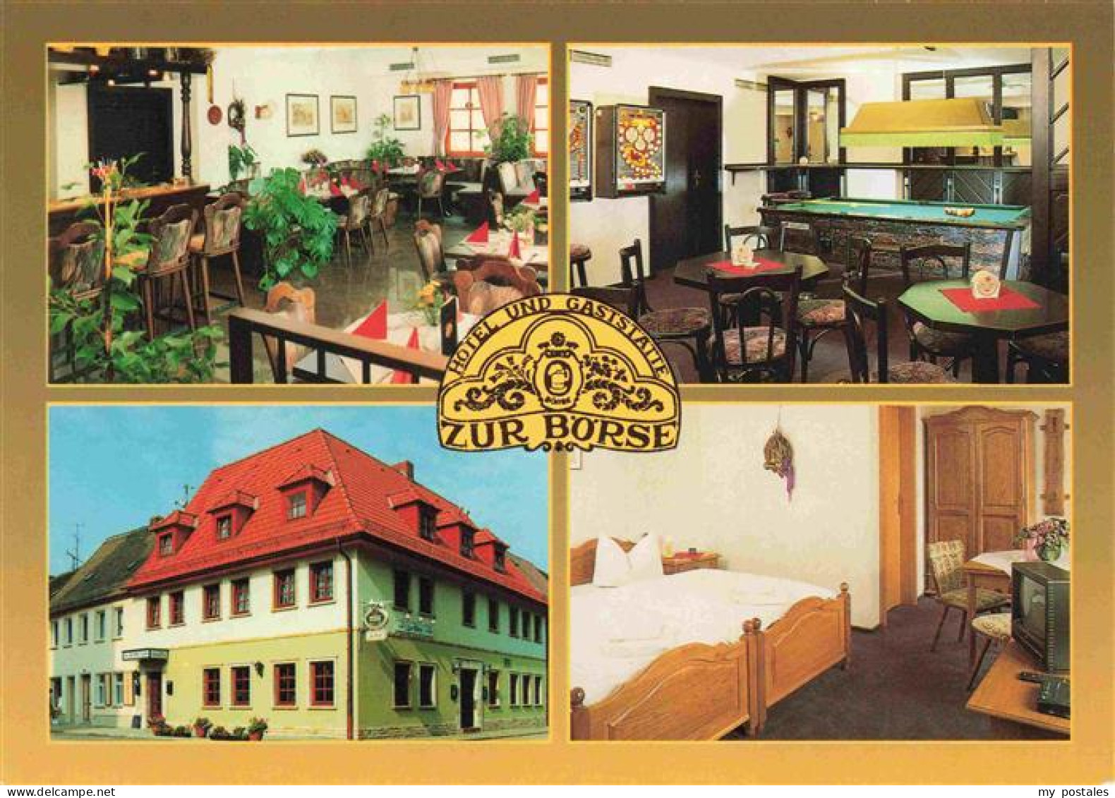 73968086 Meuselwitz Hotel Gaststaette Zur Boerse Restaurant Fremdenzimmer - Meuselwitz