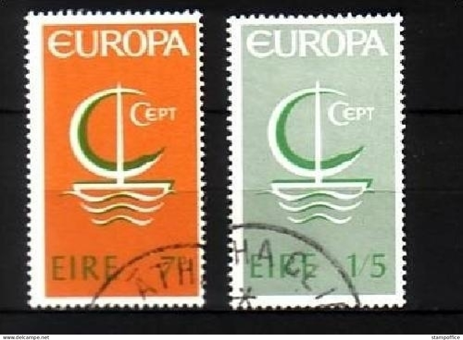 IRLAND MI-NR. 188-189 O EUROPA 1966 - SEGEL - 1966