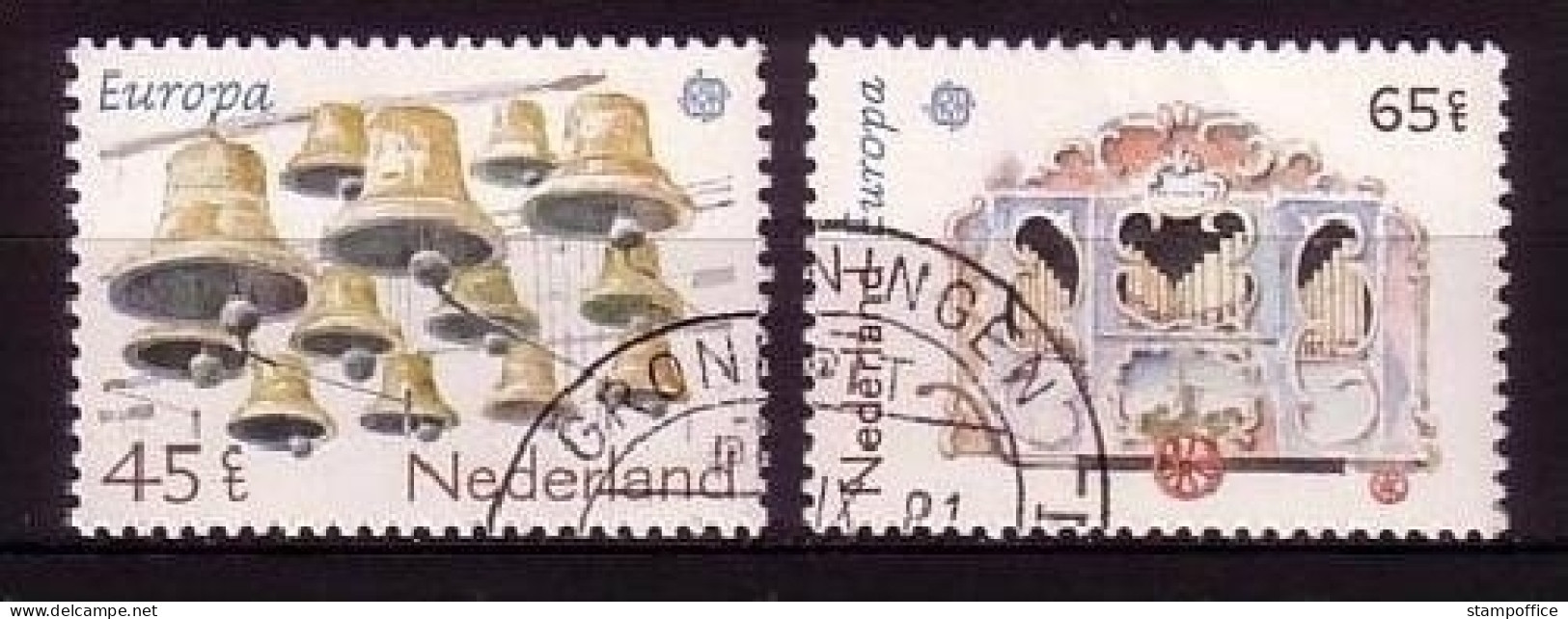 NIEDERLANDE MI-NR. 1186-1187 GESTEMPELT(USED) EUROPA 1981 FOLKLORE - 1981