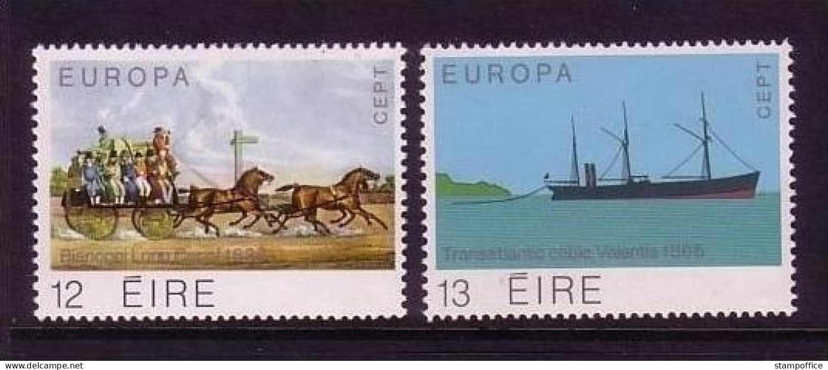 IRLAND MI-NR. 412-413 POSTFRISCH(MINT) EUROPA 1979 POST- Und FERNMELDEWESEN - 1979