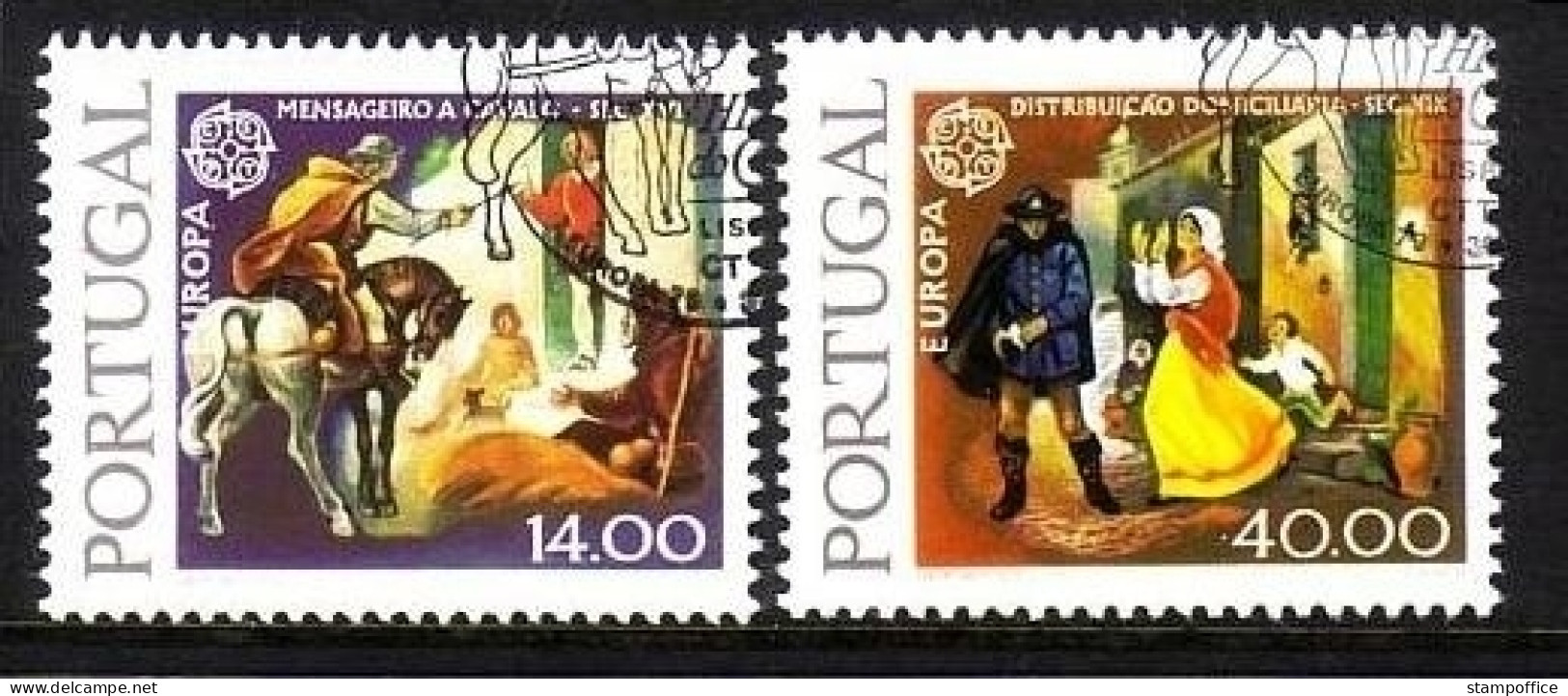 PORTUGAL MI-NR. 1441-1442 Y GESTEMPELT(USED) EUROPA 1979 POST- Und FERNMELDEWESEN - 1979