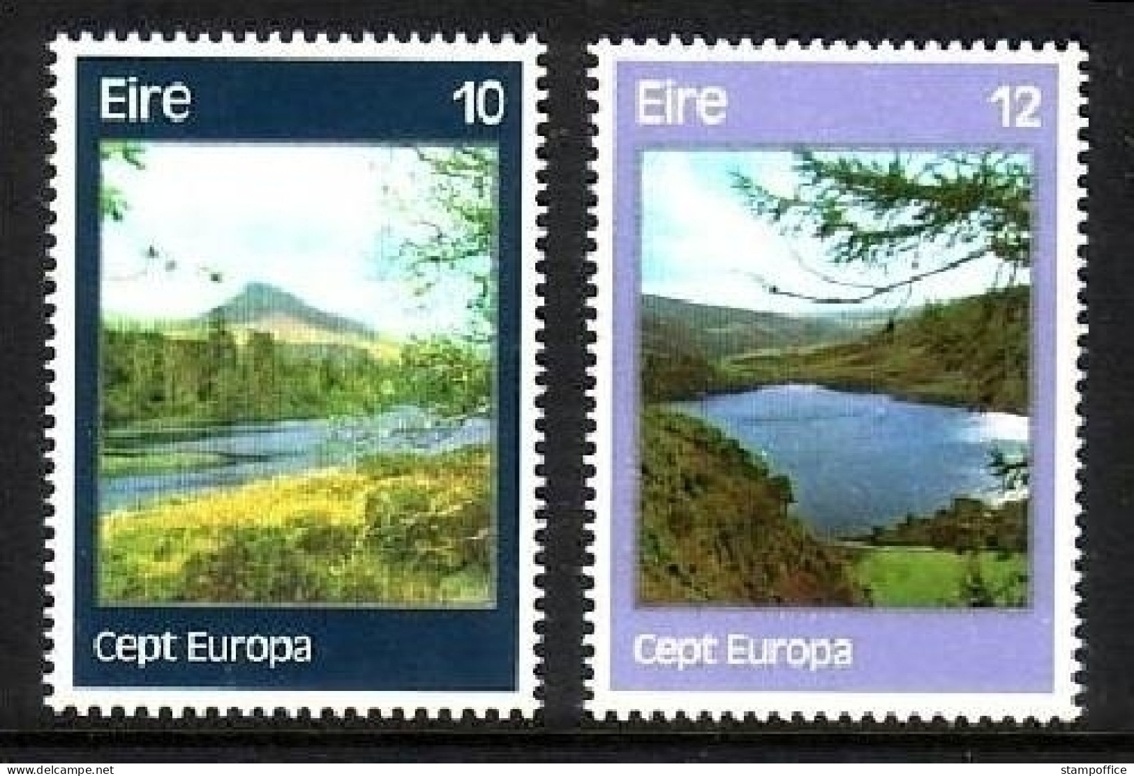 IRLAND MI-NR. 361-362 POSTFRISCH(MINT) EUROPA 1977 - LANDSCHAFTEN SEE - 1977