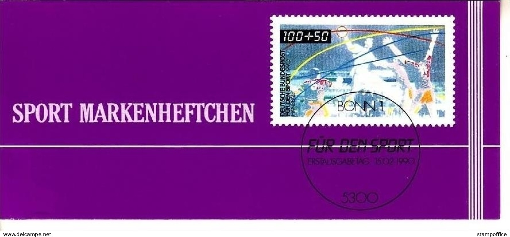 DEUTSCHLAND MI-NR. 1449 POSTFRISCH(MINT) SPORT MARKENHEFTCHEN 1990 HALLENHANDBALL - Handbal