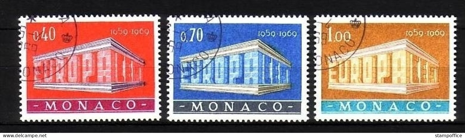 MONACO MI-NR. 929-931 O EUROPA 1969 - EUROPA CEPT - 1969