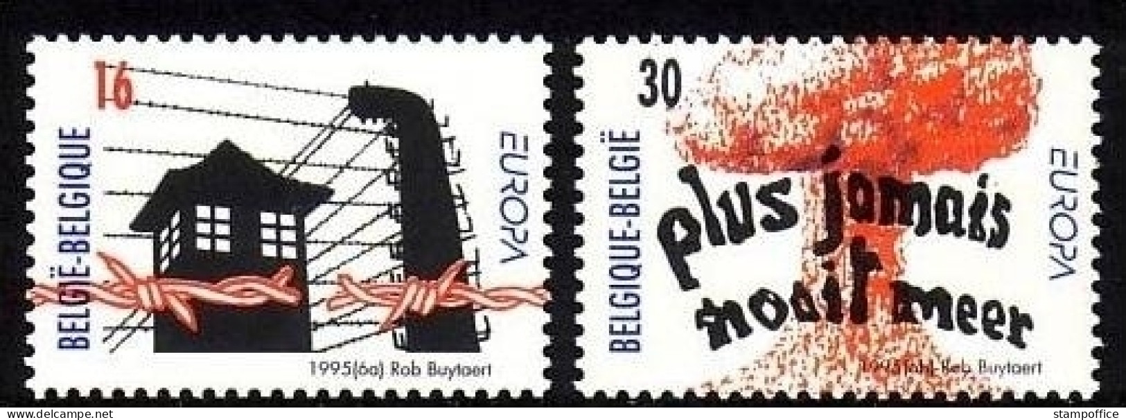 BELGIEN MI-NR. 2649-2650 POSTFRISCH(MINT) EUROPA 1995 - FRIEDEN Und FREIHEIT - 1995