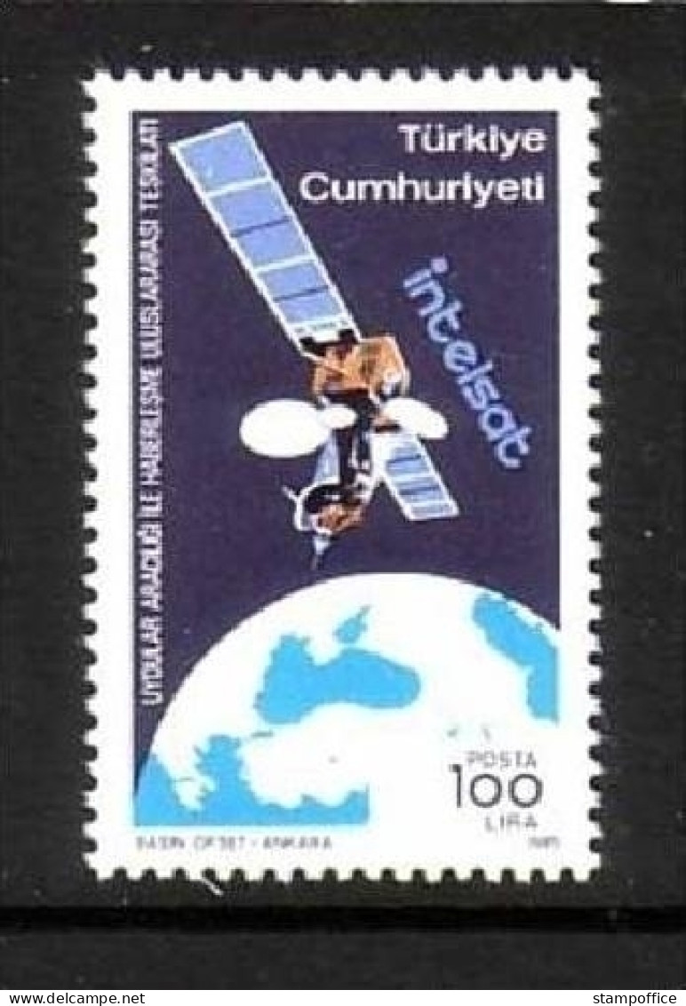 TÜRKEI MI-NR. 2705 POSTFRISCH(MINT) INTELSAT - FERNMELDESATELLIT 1985 - Ungebraucht