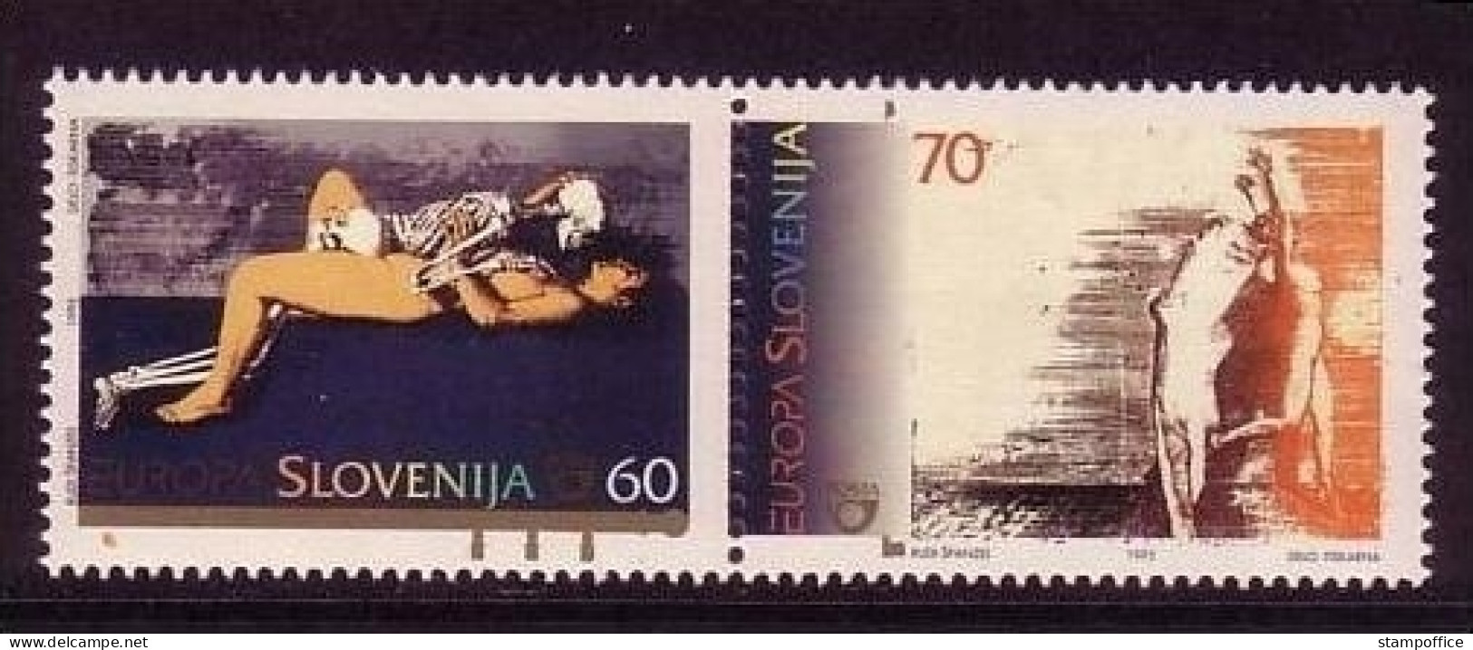 SLOWENIEN MI-NR. 110-111 POSTFRISCH(MINT) EUROPA 1995 FRIEDEN Und FREIHEIT GRAPHIKEN - 1995