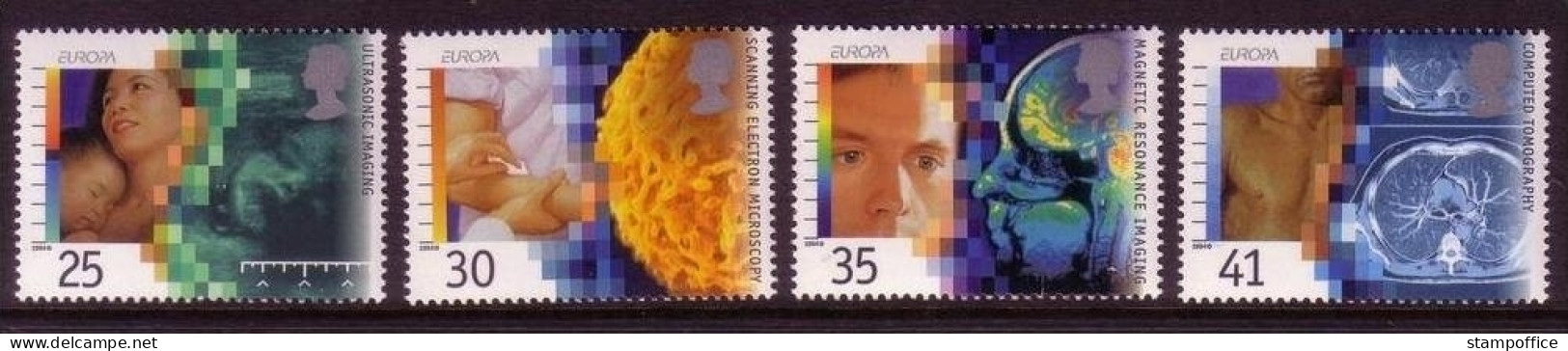 GROSSBRITANNIEN MI-NR. 1535-1538 POSTFRISCH(MINT) EUROPA 1994 ENTDECKUNGEN UND ERFINDUNGEN - Unused Stamps