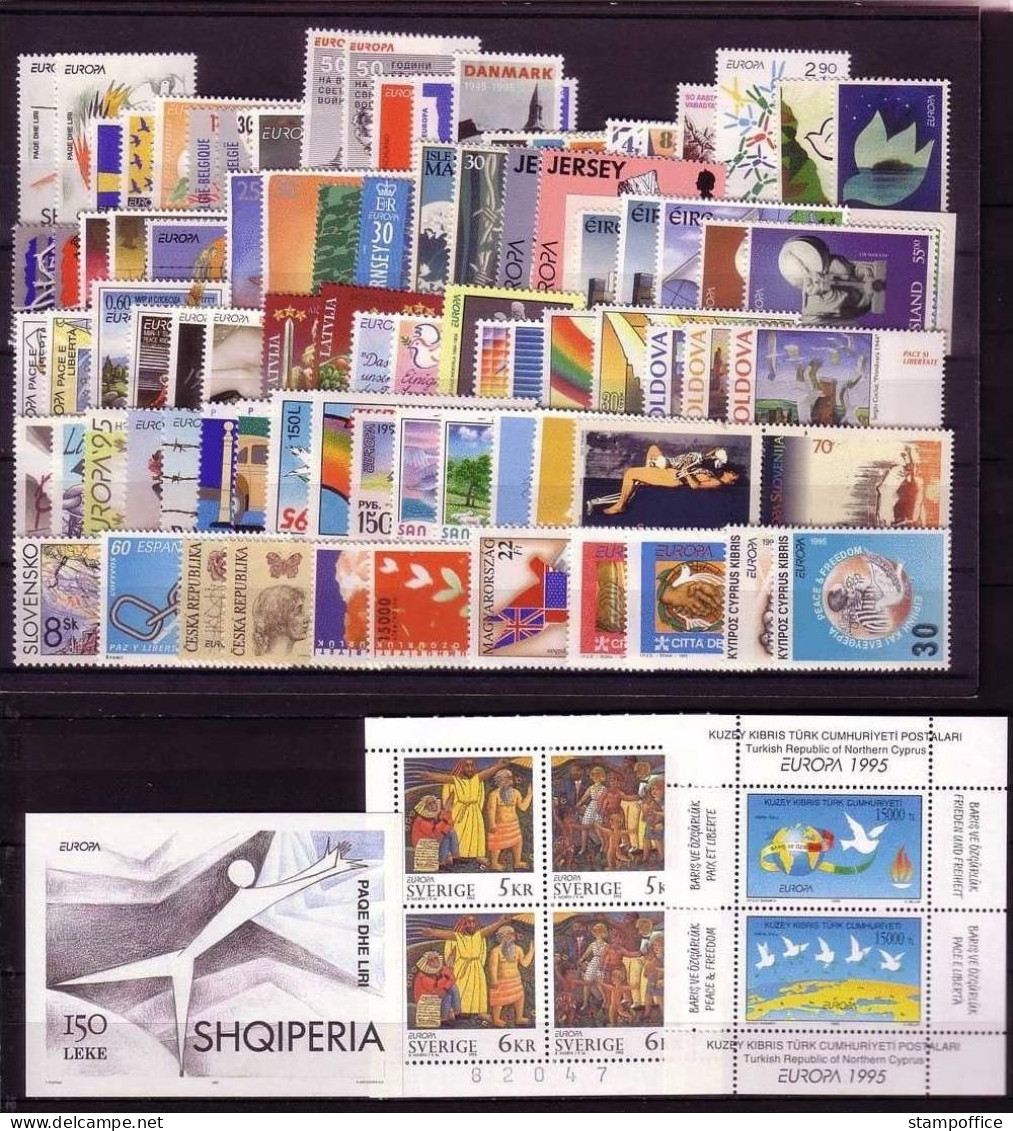 EUROPA CEPT JAHRGANG 1995 POSTFRISCH(MINT) FRIEDEN Und FREIHEIT - 1995