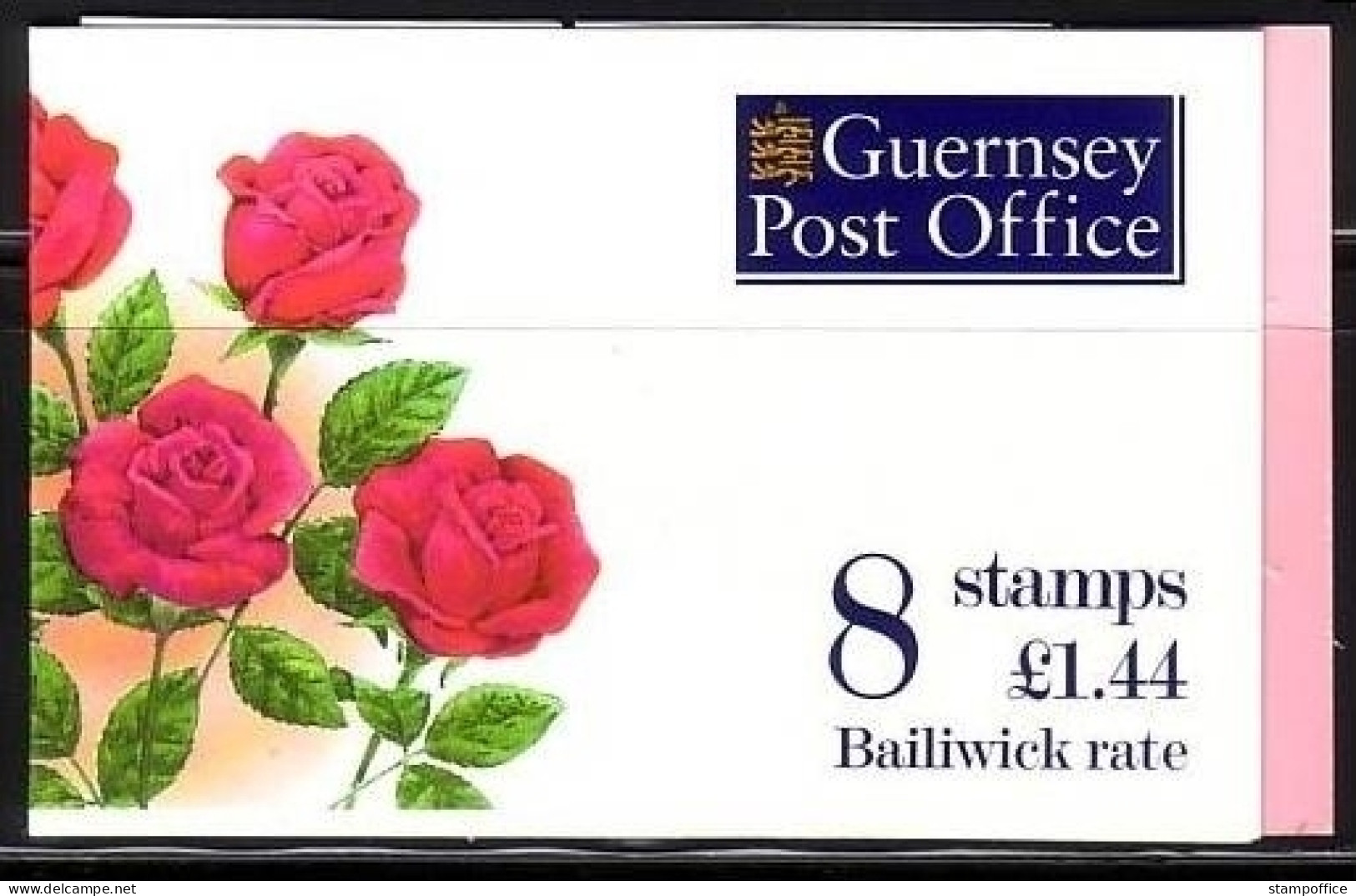 GUERNSEY MH 0-16 POSTFRISCH(MINT) (4 X 727 Dl/Dr) ROSEN BLUMEN 1997 - Guernsey