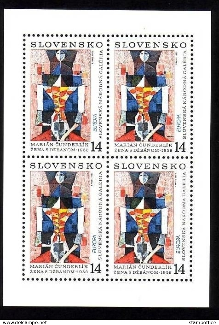 SLOWAKEI MI-NR. 174 POSTFRISCH(MINT) KLEINBOGEN EUROPA 1993 ZEITGENÖSSISCHE KUNST - 1993