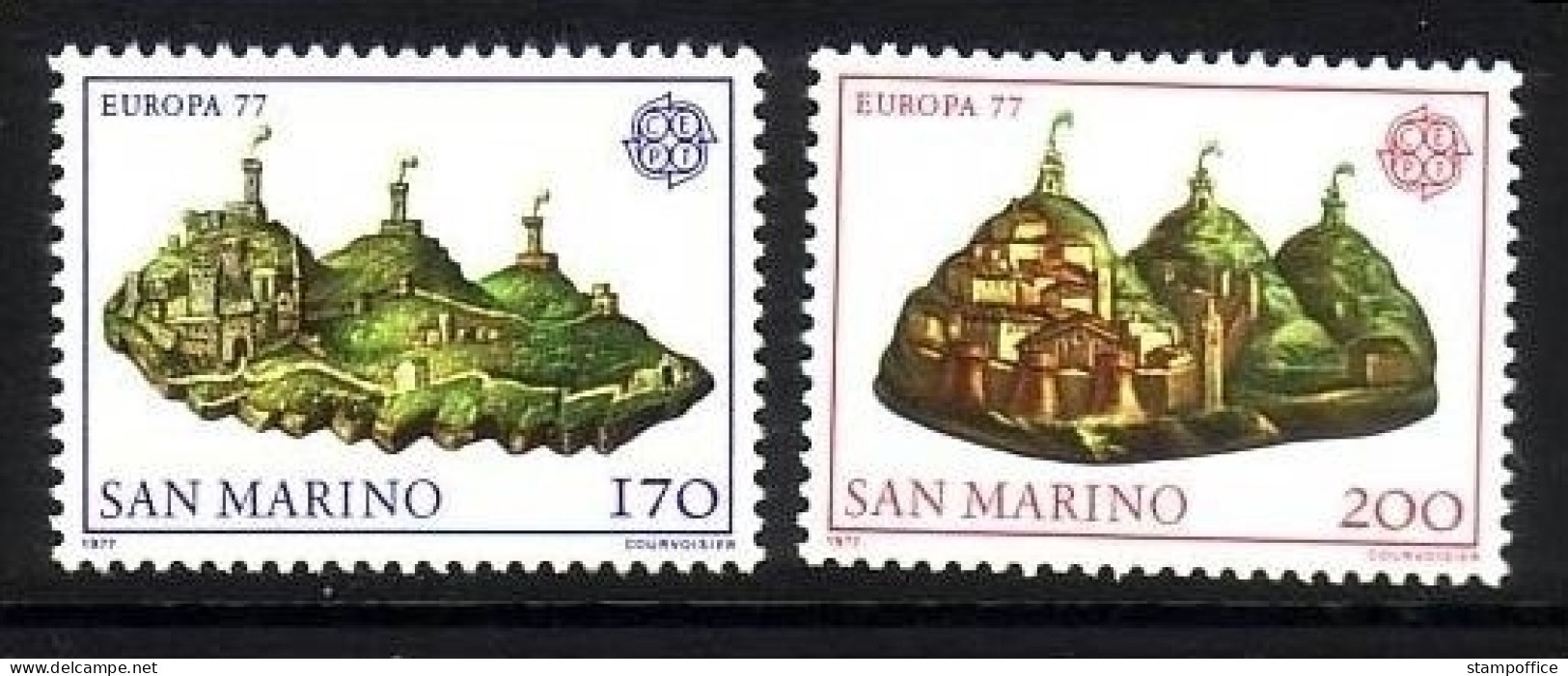 SAN MARINO MI-NR. 1131-1132 POSTFRISCH(MINT) EUROPA 1977 - LANDSCHAFTEN - 1977