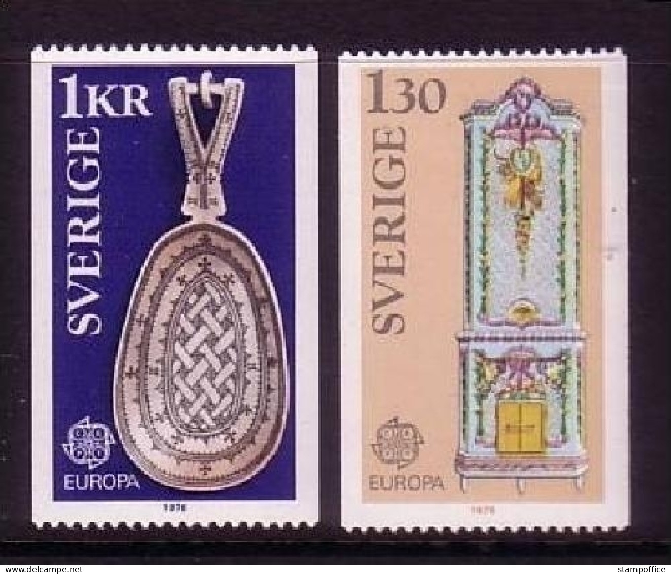 SCHWEDEN MI-NR. 943-944 POSTFRISCH(MINT) EUROPA 1976 KUNSTHANDWERK - 1976