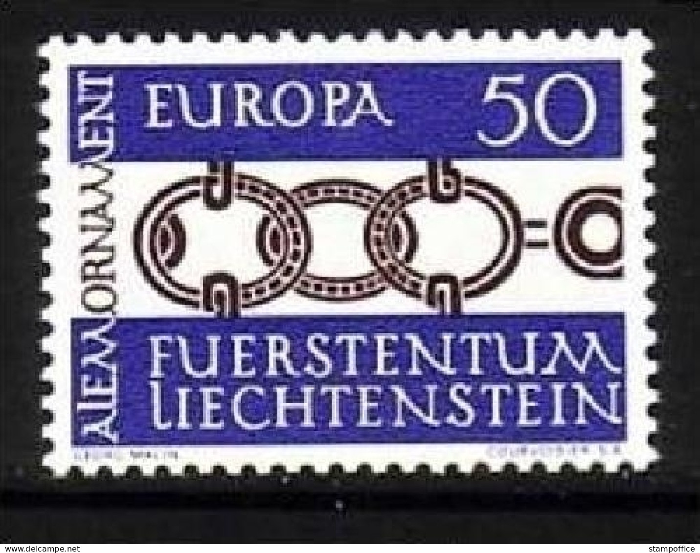 LIECHTENSTEIN MI-NR. 454 POSTFRISCH(MINT) EUROPA 1965 ZWEIG - 1965