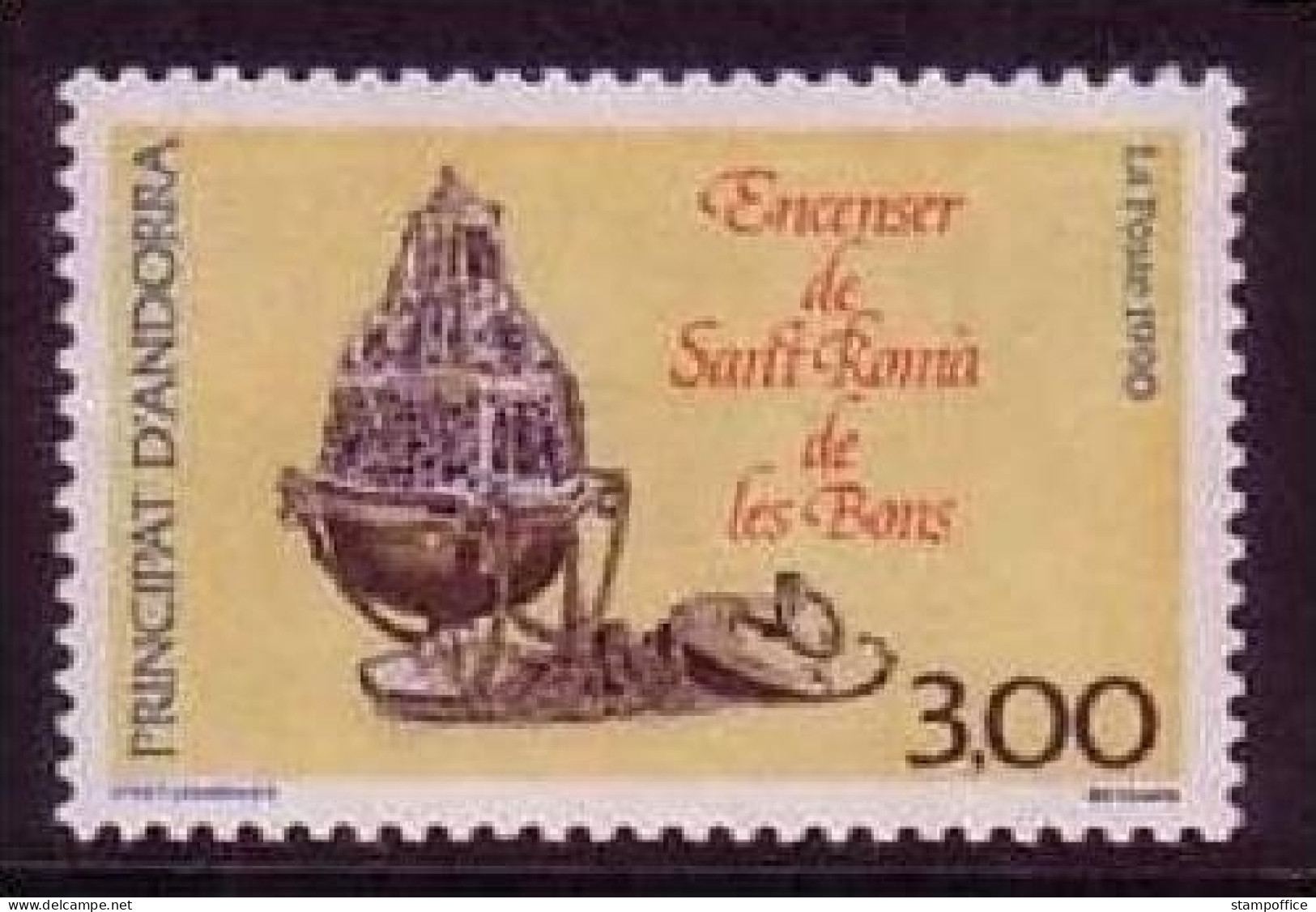 FRANZÖSISCH ANDORRA MI-NR. 413 POSTFRISCH(MINT) ANDORRANISCHES KULTURERBE WEIHRAUCHFASS - Unused Stamps