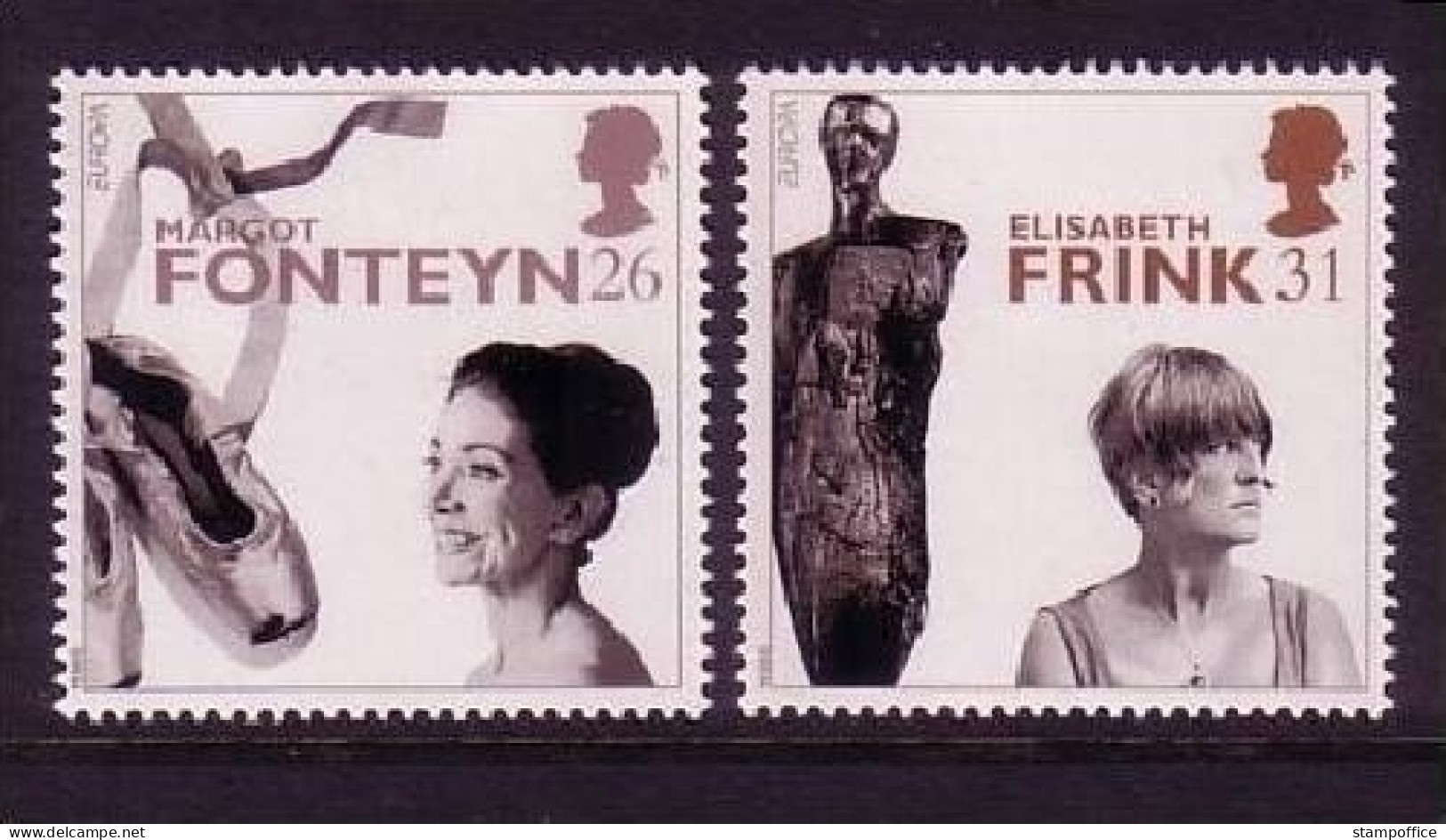 GROSSBRITANNIEN MI-NR. 1648-1649 POSTFRISCH EUROPA 1996 BERÜHMTE FRAUEN - 1996