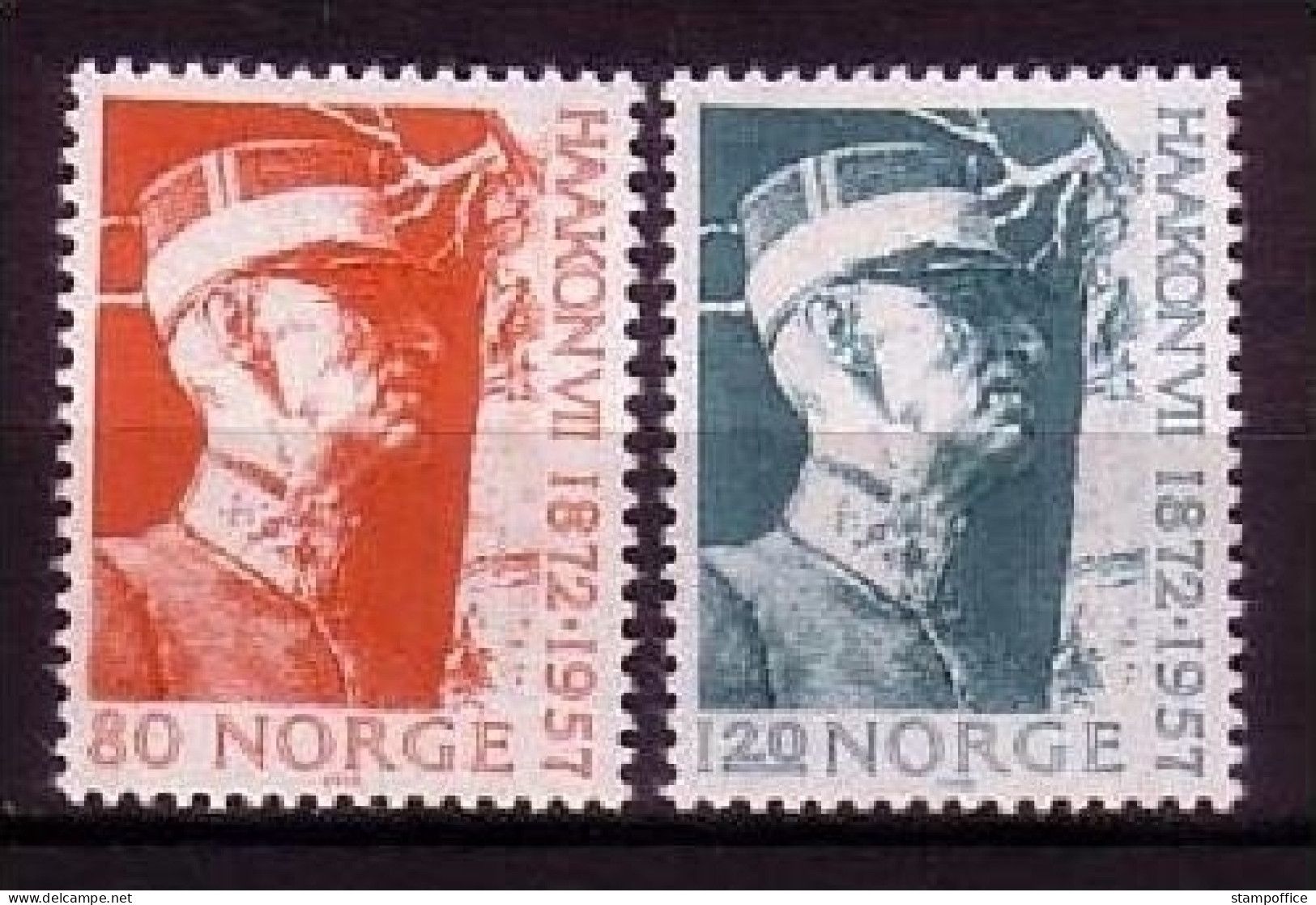 NORWEGEN Mi-Nr. 643-644 POSTFRISCH(MINT) KÖNIG HAAKON VII - Unused Stamps