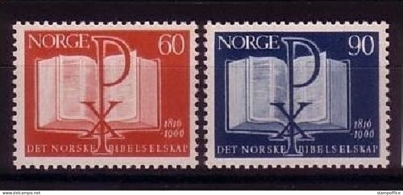 NORWEGEN Mi-Nr. 541-542 POSTFRISCH(MINT) BIBELGESELLSCHAFT 1966 - Ungebraucht