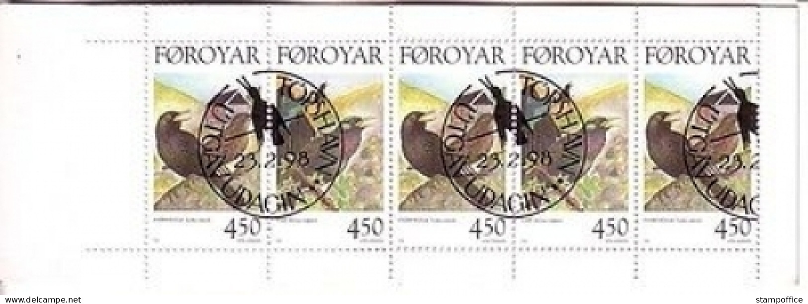 FÄRÖER MH 15 GESTEMPELT(USED) STANDVÖGEL (I) 1998 - Färöer Inseln