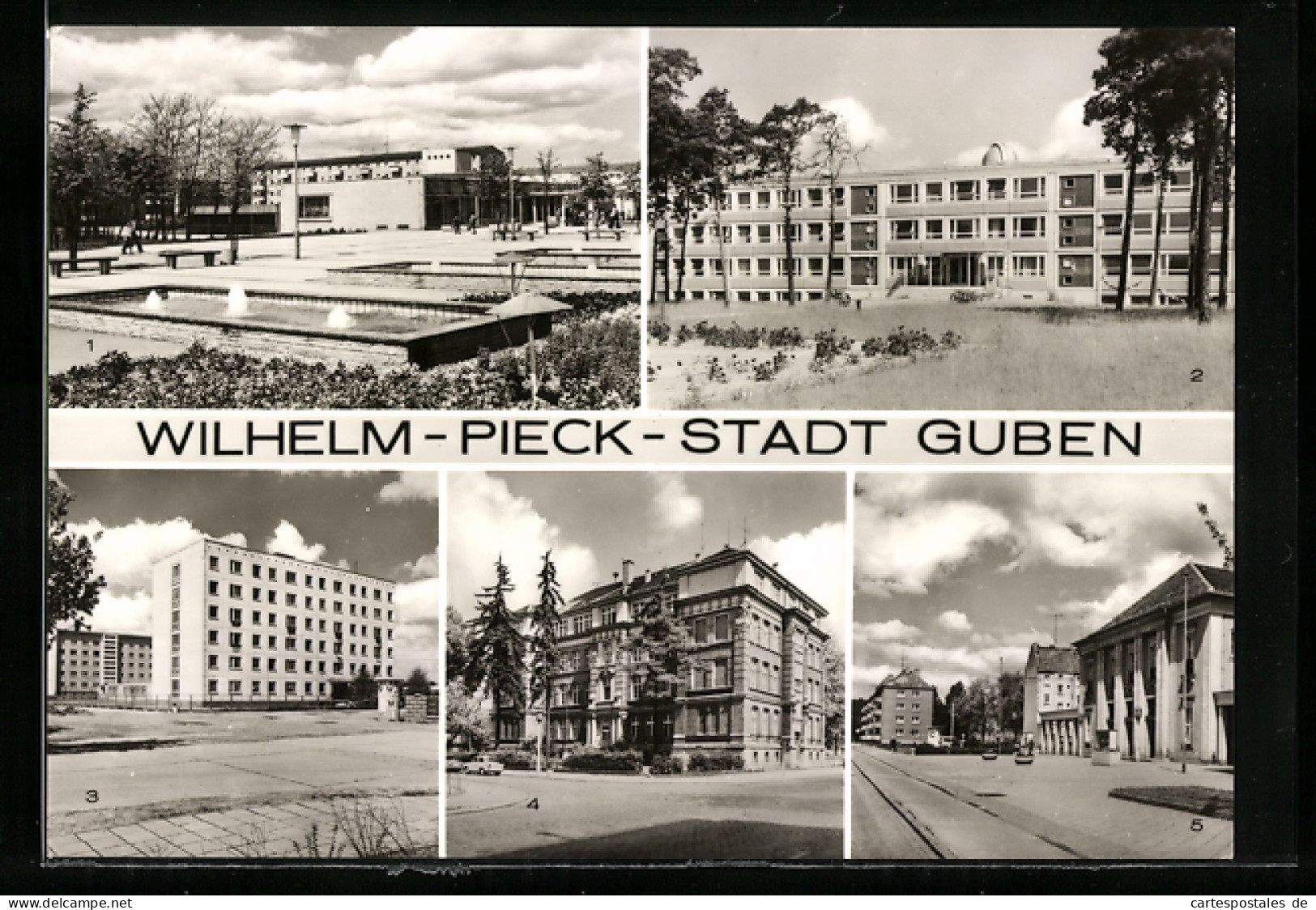 AK Guben, Obersprucke, Oberschule VIII, Lehrlingswohnheim  - Guben