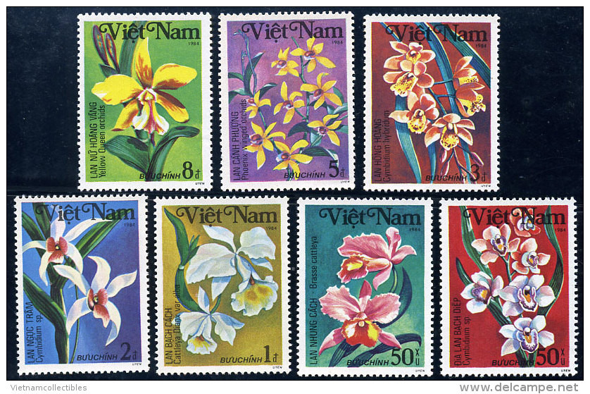 Vietnam Viet Nam MNH Perf Stamps 1984 : Orchids / Orchid Flower (Ms436) - Vietnam