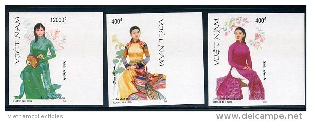 Vietnam Viet Nam MNH Imperf Stamps 1999 : Vietnamese Women's Costume (Ms814) - Vietnam
