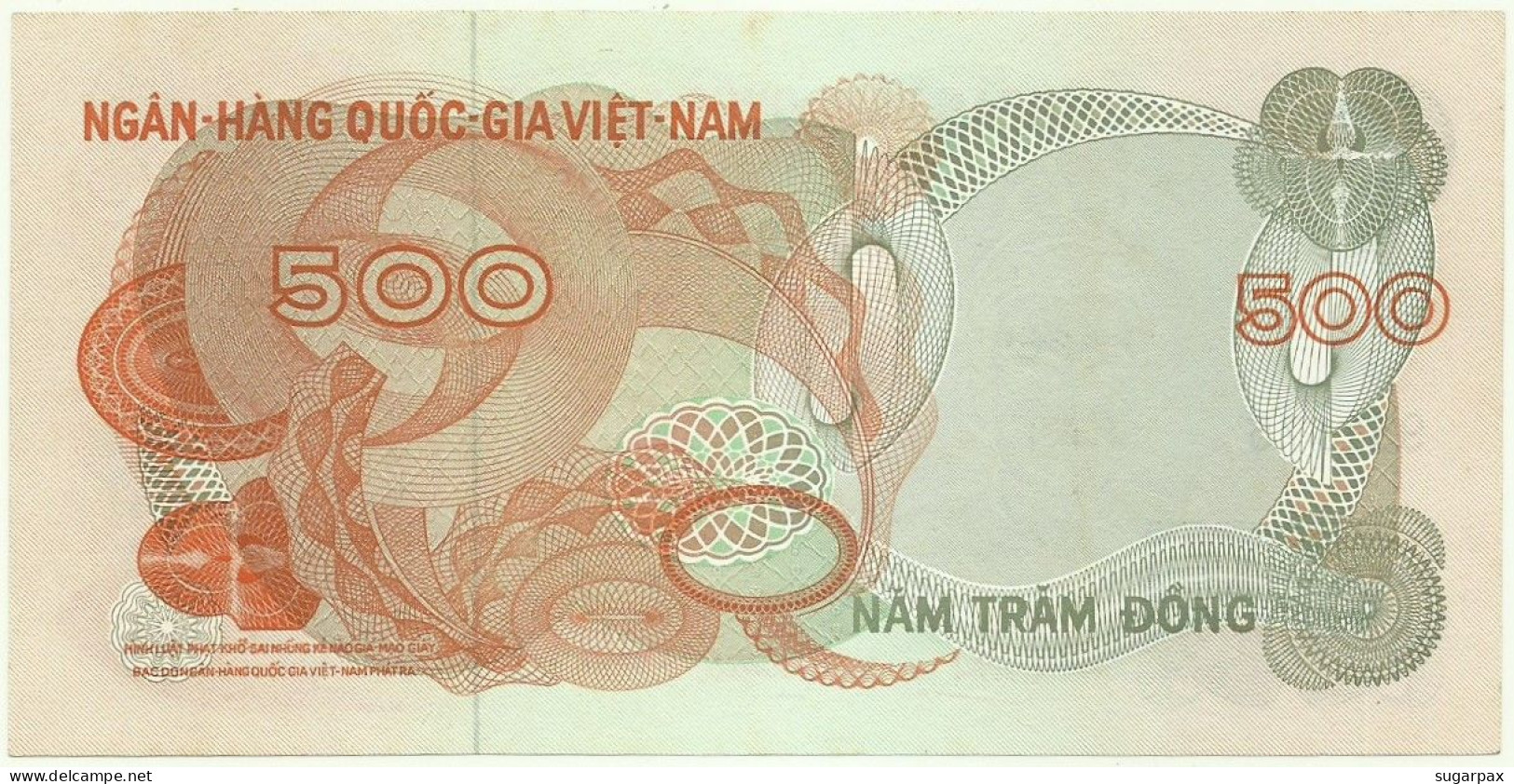 SOUTH VIET NAM - 500 DONG - ND ( 1970 ) - P 28 - Unc. - SÉRIE B 3 - VIETNAM - Vietnam