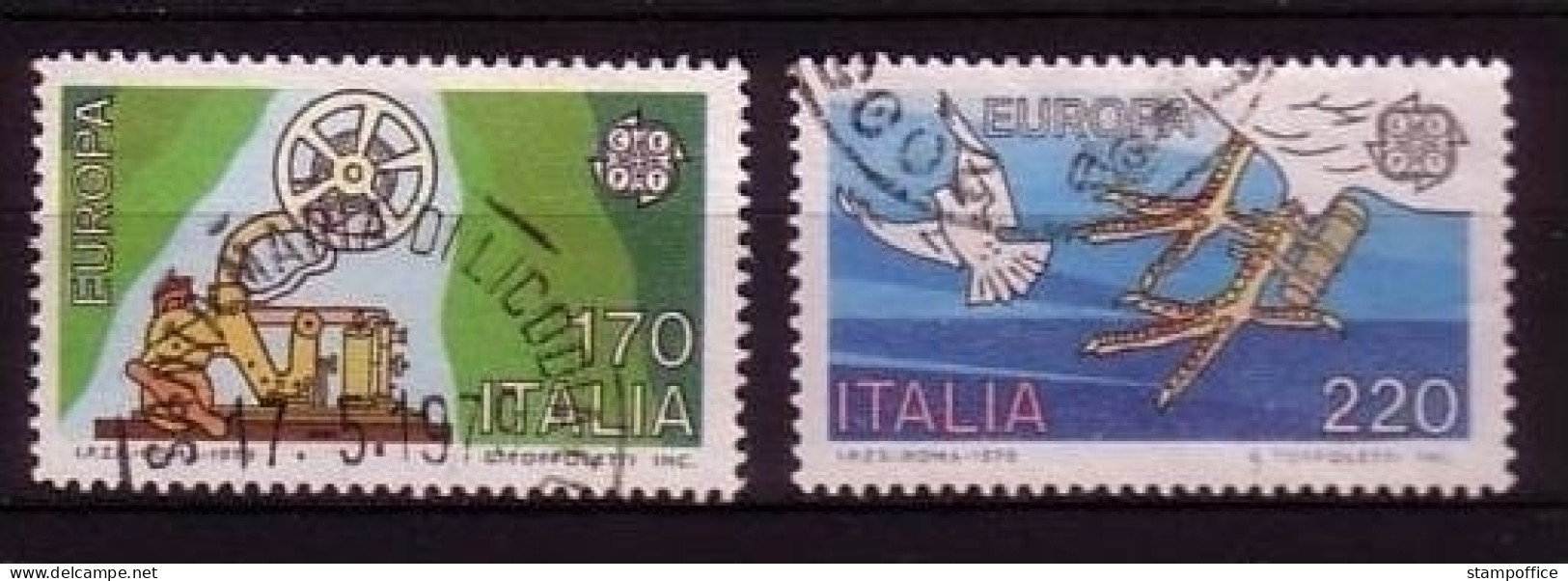 ITALIEN MI-NR. 1657-1658 GESTEMPELT(USED) EUROPA 1979 POST- Und FERNMELDEWESEN - 1979