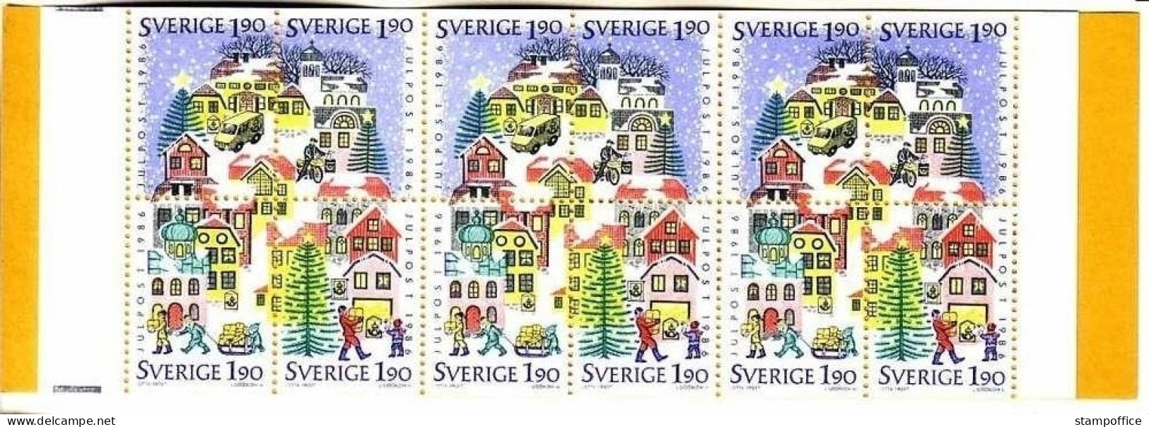 SCHWEDEN MH 117 POSTFRISCH(MINT) WEIHNACHTEN 1986 - 1981-..