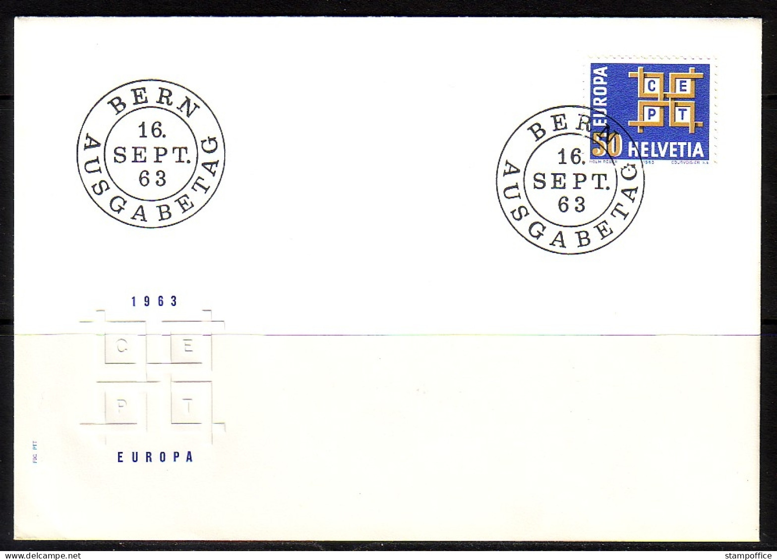 SCHWEIZ MI-NR. 781 FDC EUROPA CEPT 1963 - 1963