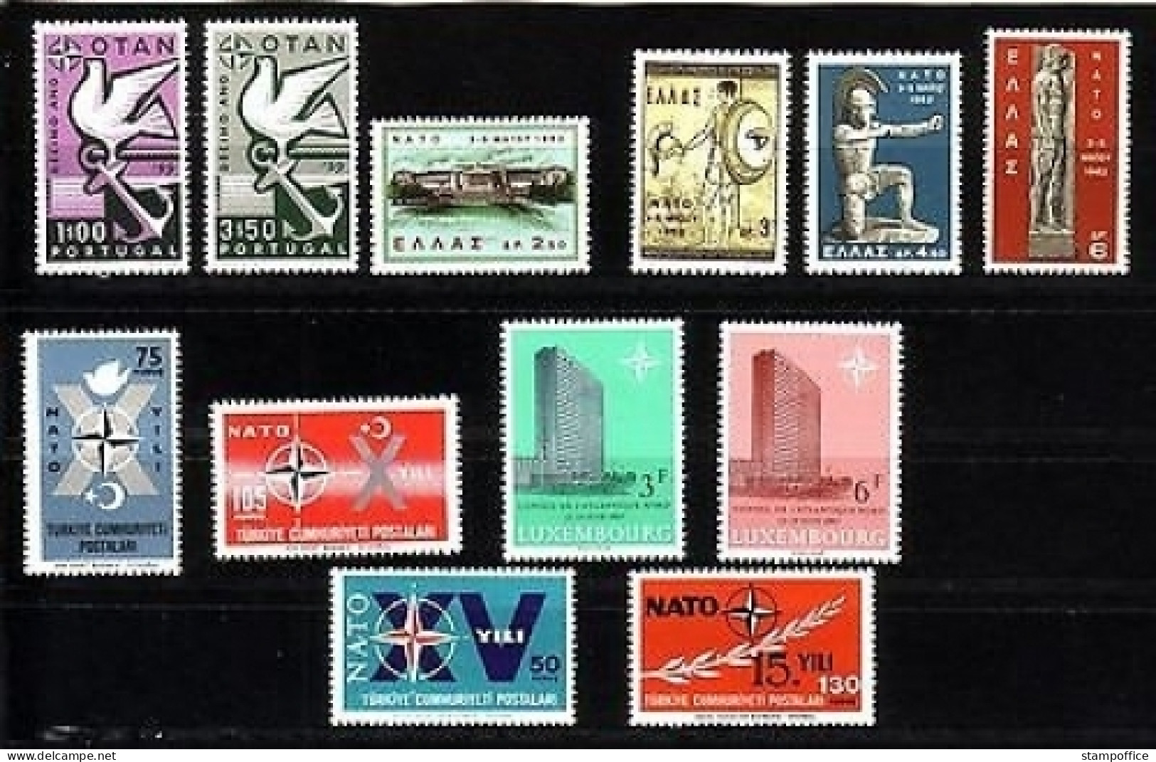 NATO AUSGABE 1960-1967 POSTFRISCH(MINT) NATO ANLÄSSE - NATO