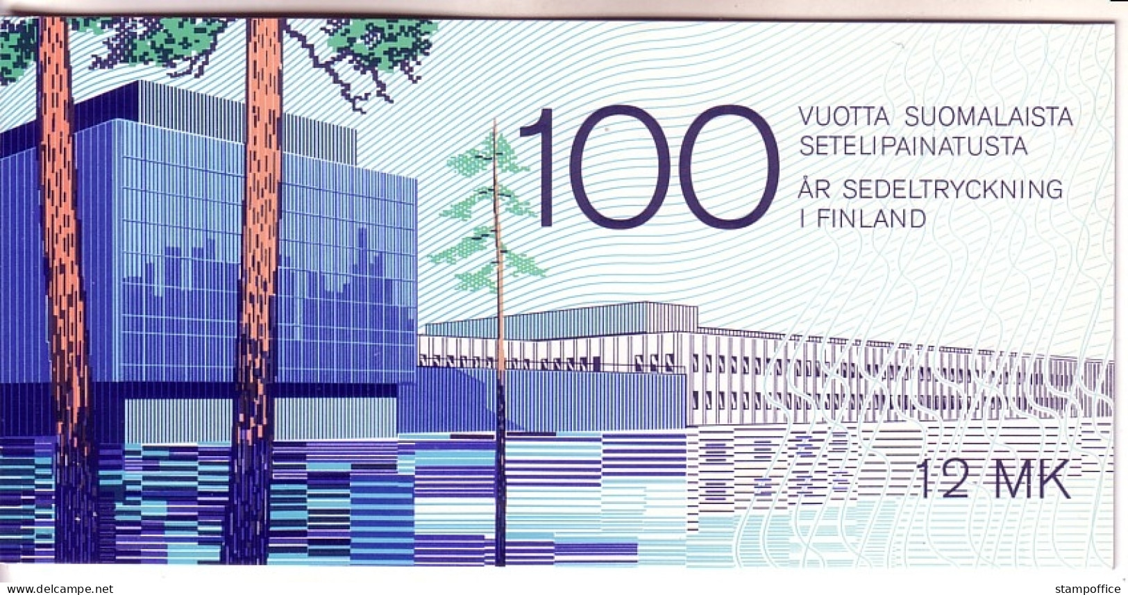 FINNLAND MH 15 GESTEMPELT(USED) BANKNOTEN 1985 - Markenheftchen