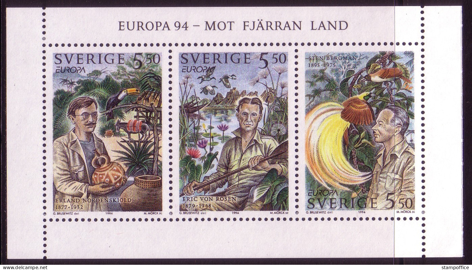 SCHWEDEN MI-NR. H-BLATT 222 C POSTFRISCH(MINT) EUROPA 1994 ENTDECKUNGEN Und ERFINDUNGEN - 1994