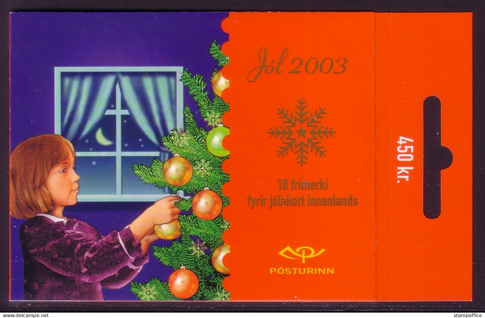 ISLAND MH 6/2003 Mit 10 X MI-NR. 1049 POSTFRISCH(MINT) WEIHNACHTEN 2003 WEIHNACHTSBAUM - Weihnachten