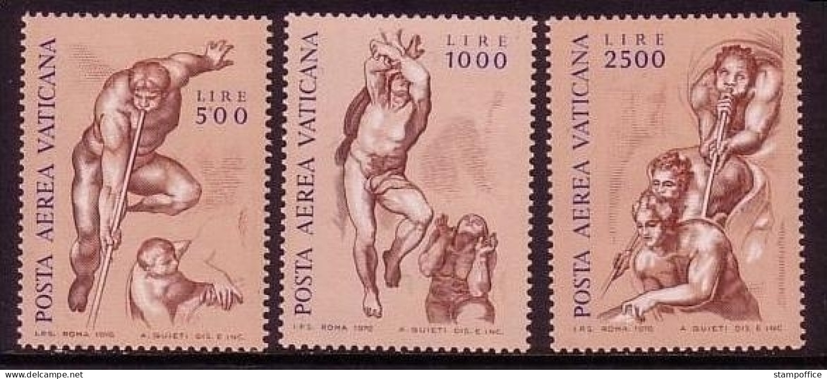 VATIKAN MI-NR. 675-677 POSTFRISCH(MINT) FRESKEN - POSAUNENENGEL - Ungebraucht