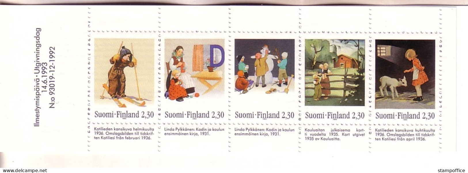 FINNLAND MH 34 POSTFRISCH(MINT) 100 GEBURTSTAG MARTTA WENDELIN - Carnets