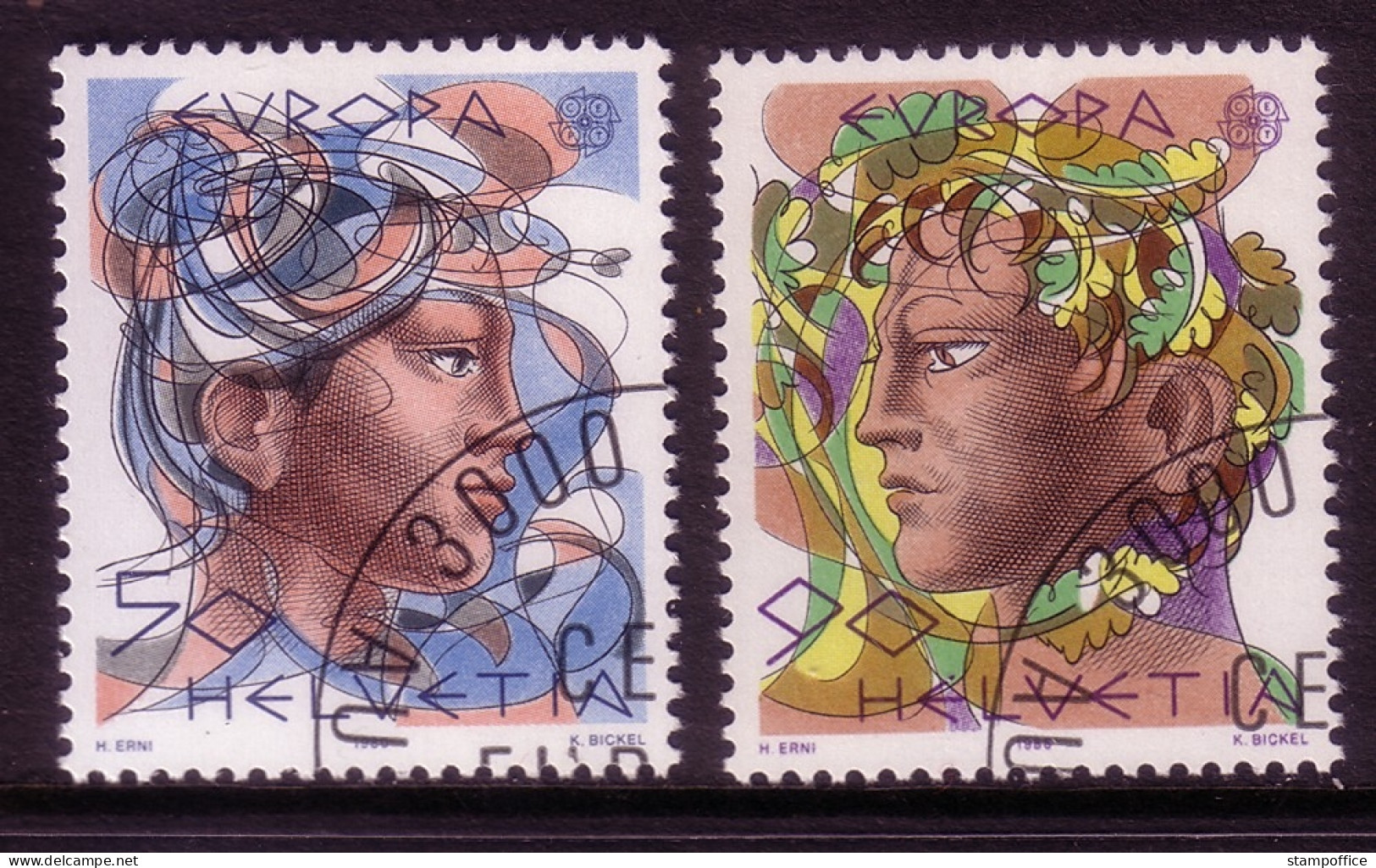 SCHWEIZ MI-NR. 1315-1316 O EUROPA 1986 UMWELTSCHUTZ - 1986