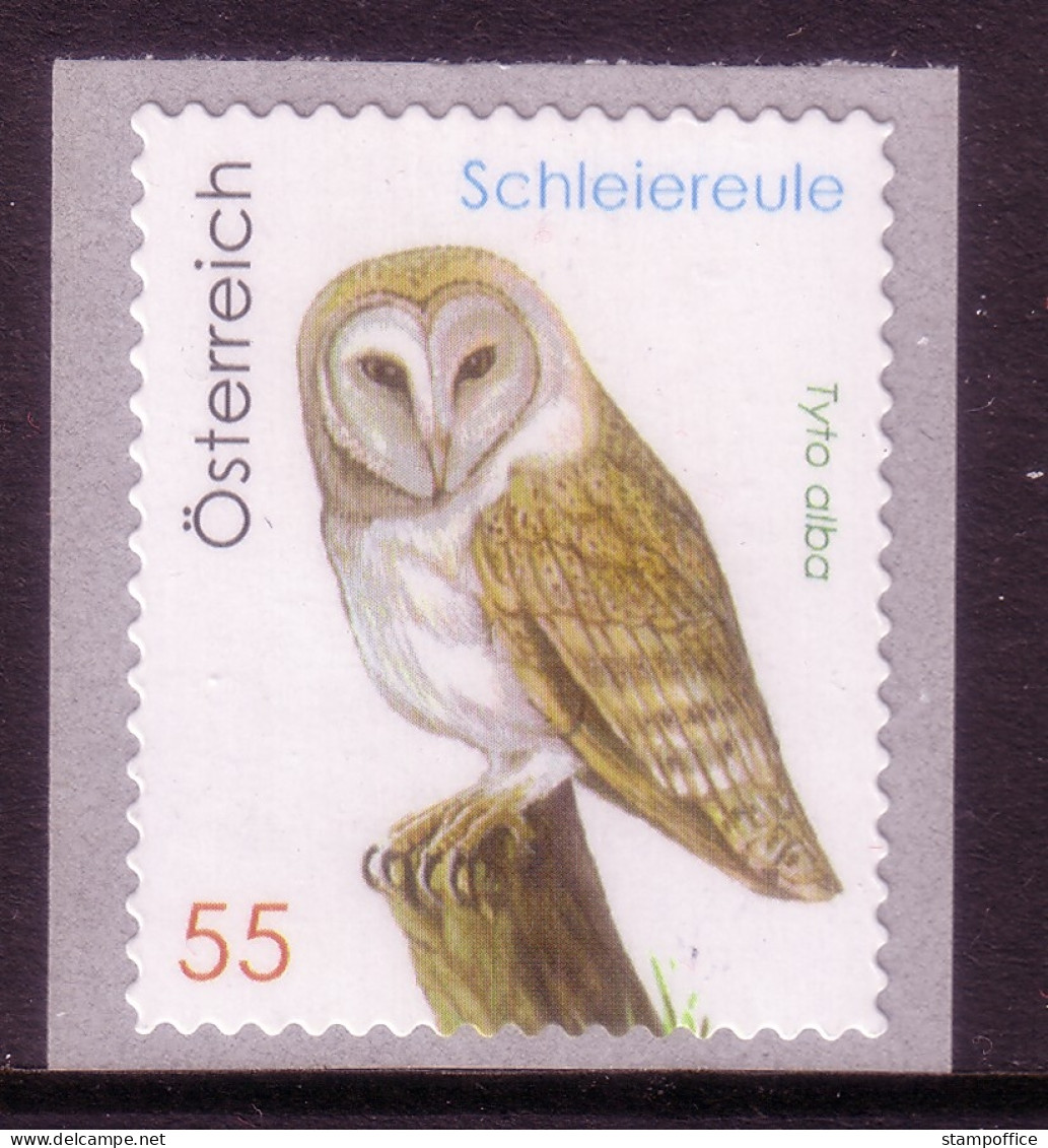 ÖSTERREICH MI-NR. 2800 POSTFRISCH SCHLEIEREULE 2009 - Owls